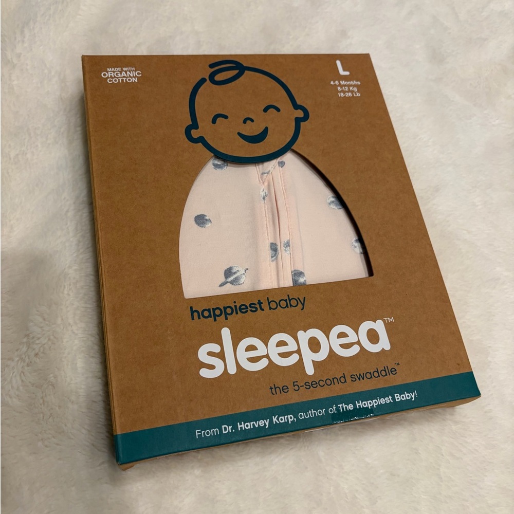Happiest Baby Sleepea Swaddle - Pink size large